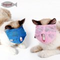 Ajustable anti-mordedura mascota hocico bozal respirable fuerte malla mascota gato máscara bozal